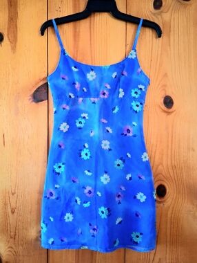 Custom Made Sheer Floral Slip Dress